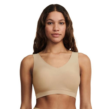 Chantelle Damen Softstretch Uw Sg Sans A. Padded V Neck Bustier, Schwarz, M/L EU im Sale